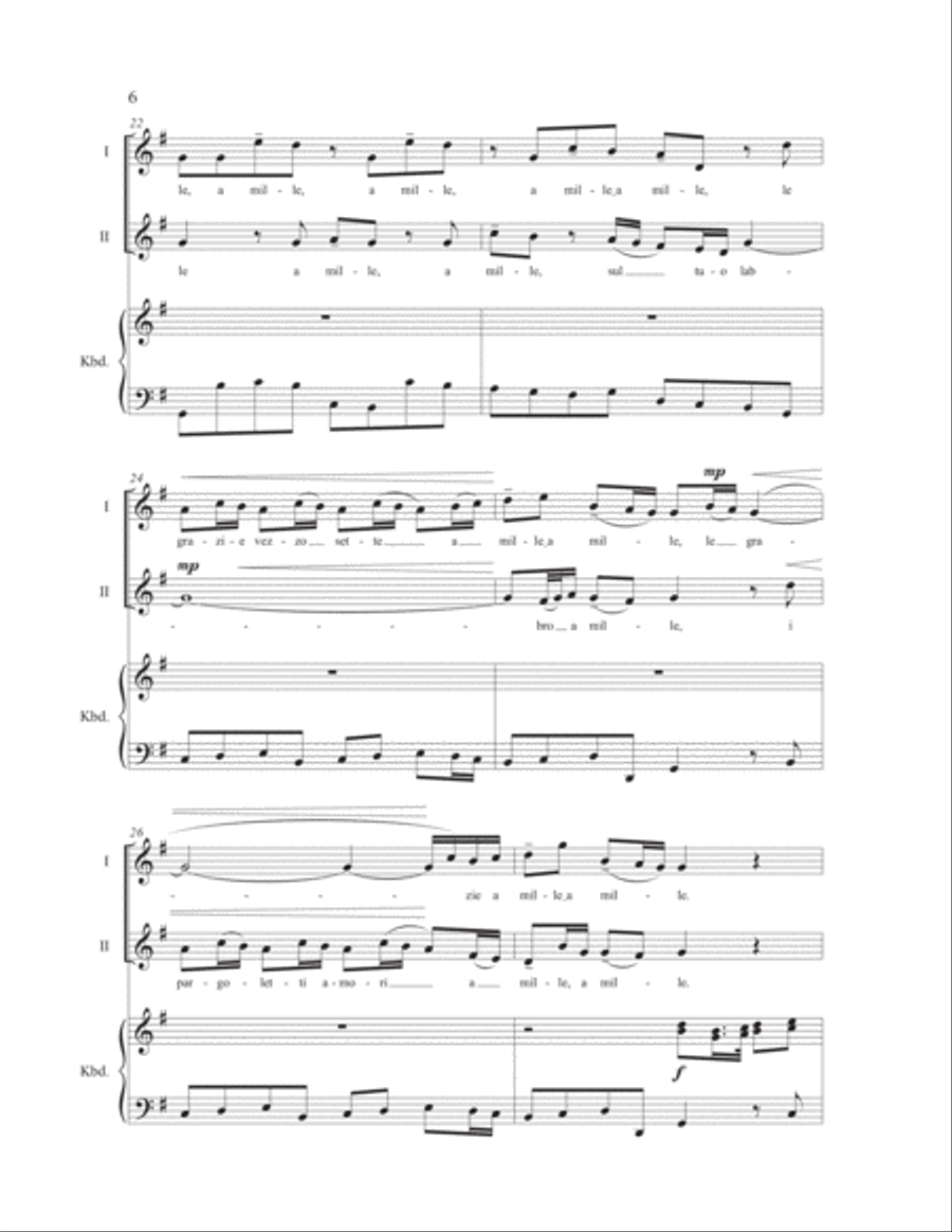 Scherzano Sul Tuo Volto 2-Part scores gallery preview page 5