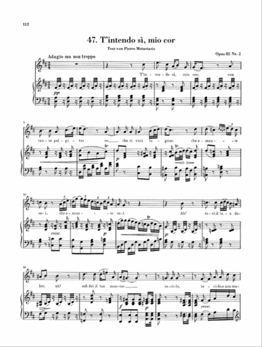 Complete Songs for Voice and Piano – Volume II Voice Solo scores gallery preview page 3
