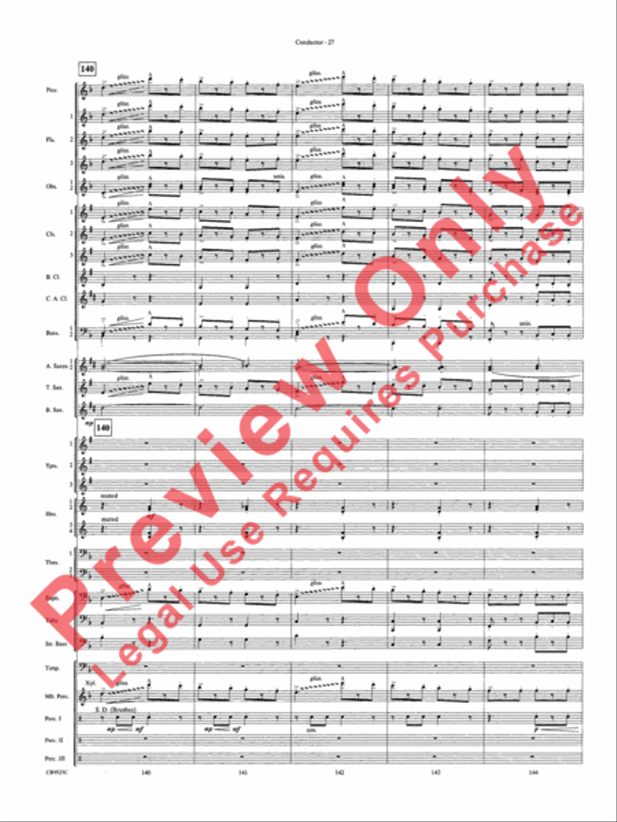 The Wizard of Oz Concert Band scores gallery preview page 30