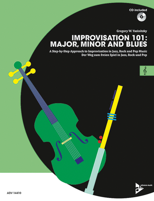 Book cover for Improvisation 101 -- Major, Minor, and Blues