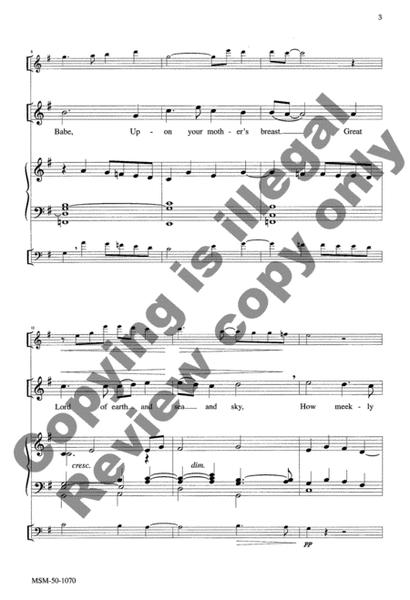 Welcome, Holy Child (Choral Score)