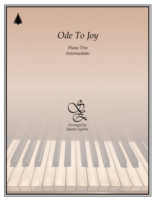 Book cover for Ode To Joy (Joyful, Joyful We Adore Thee) (1 piano, 6 hands trio)