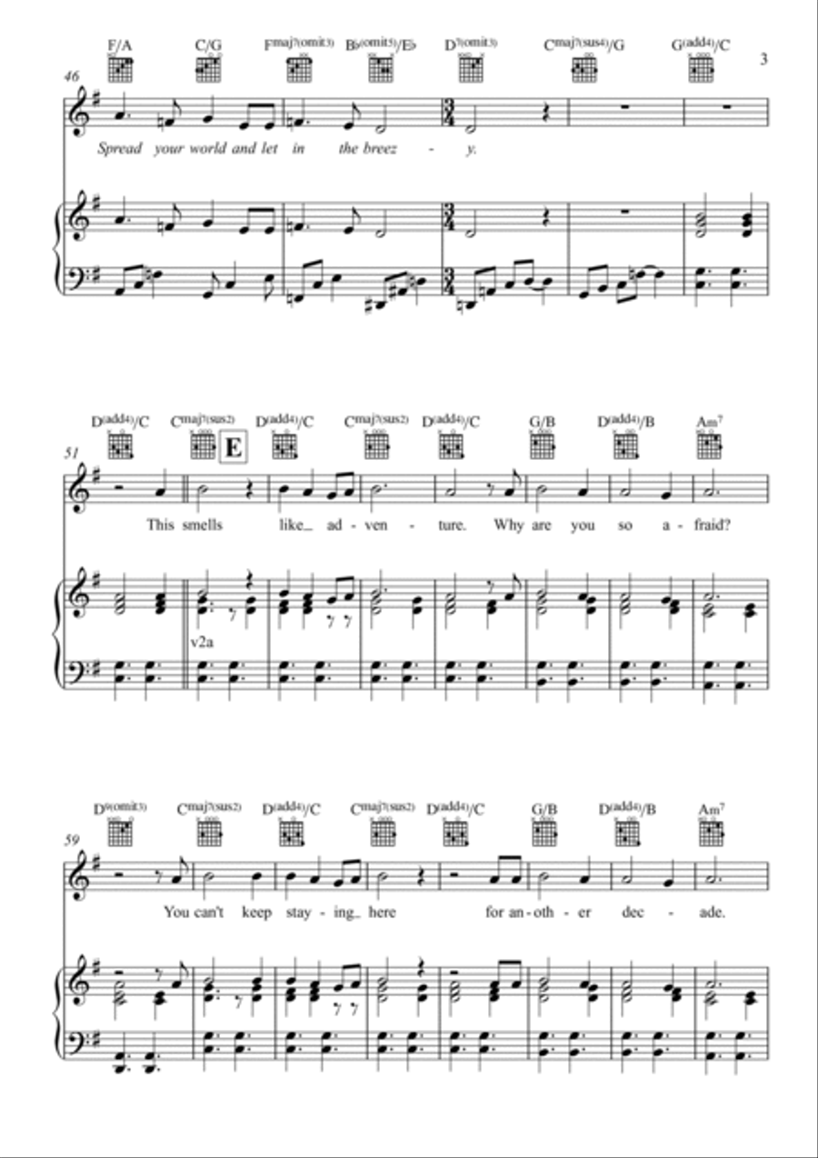 Let In The Breezy Let In The Breezy Piano, Vocal, Guitar scores gallery preview page 3
