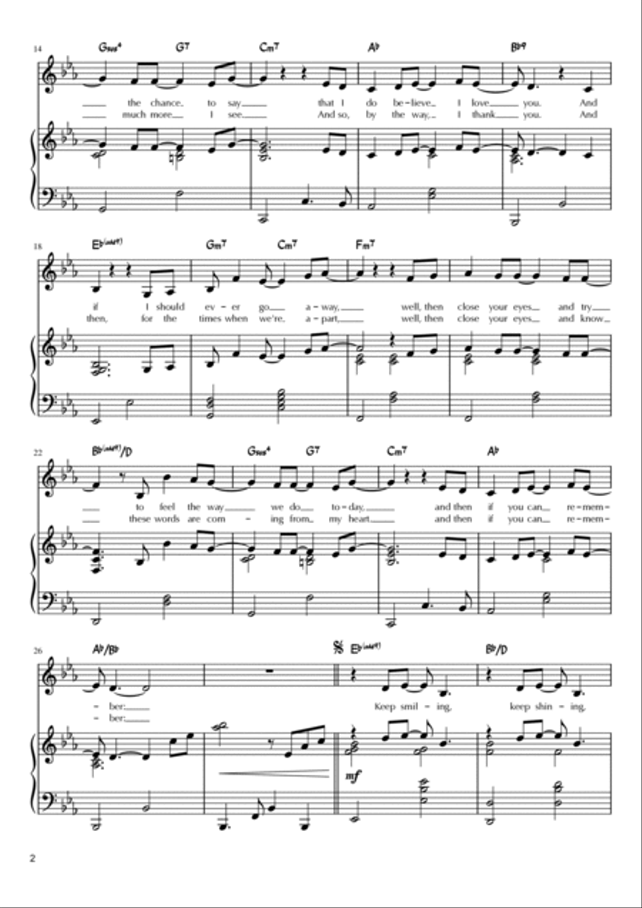 That's What Friends Are For Voice scores gallery preview page 2