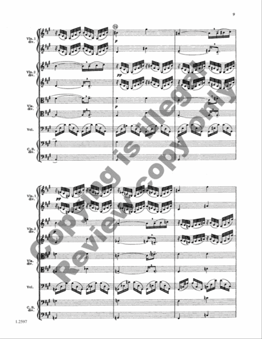 Transcendental Variations String Orchestra scores gallery preview page 10