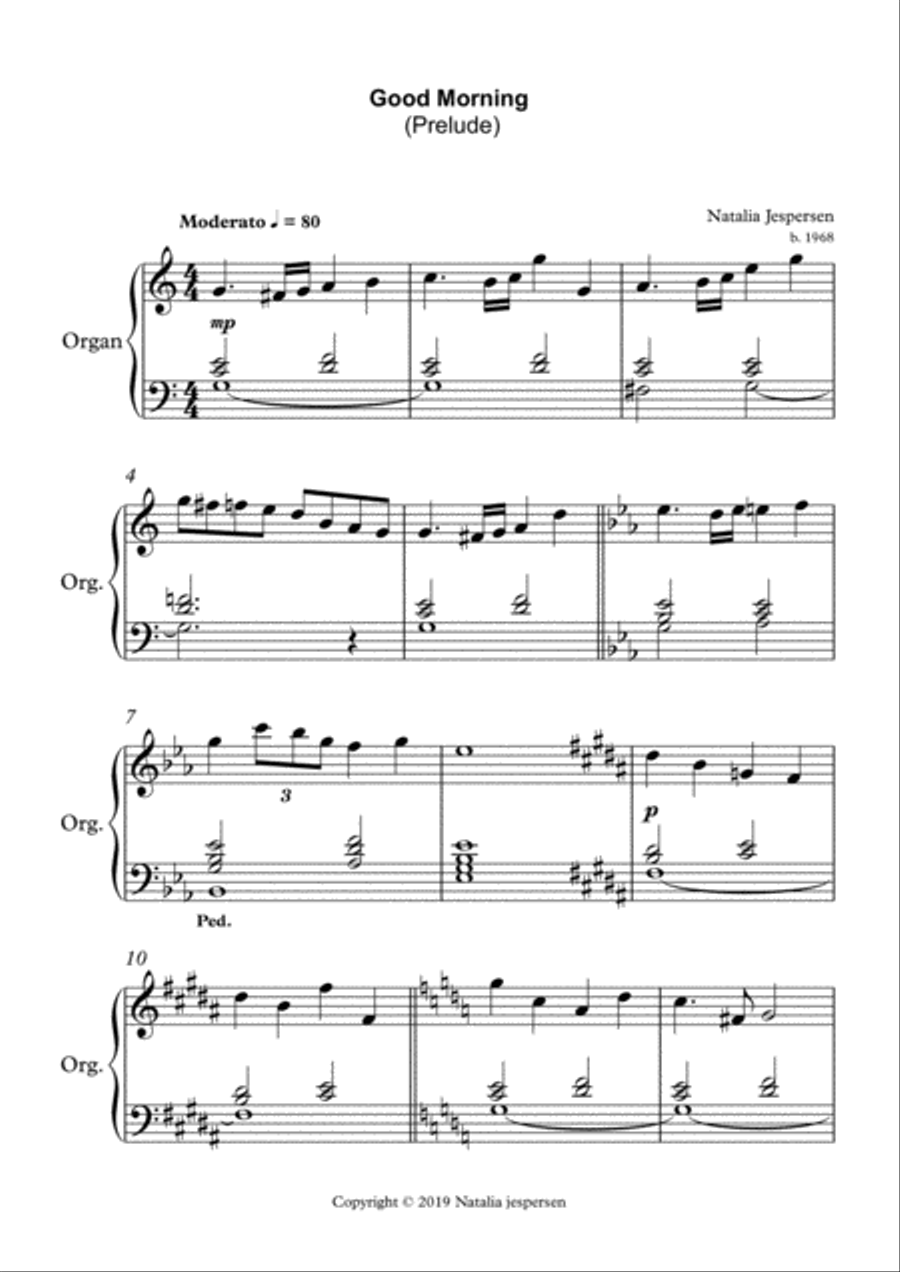 Joyful collection for organists & students Organ Solo scores gallery preview page 6