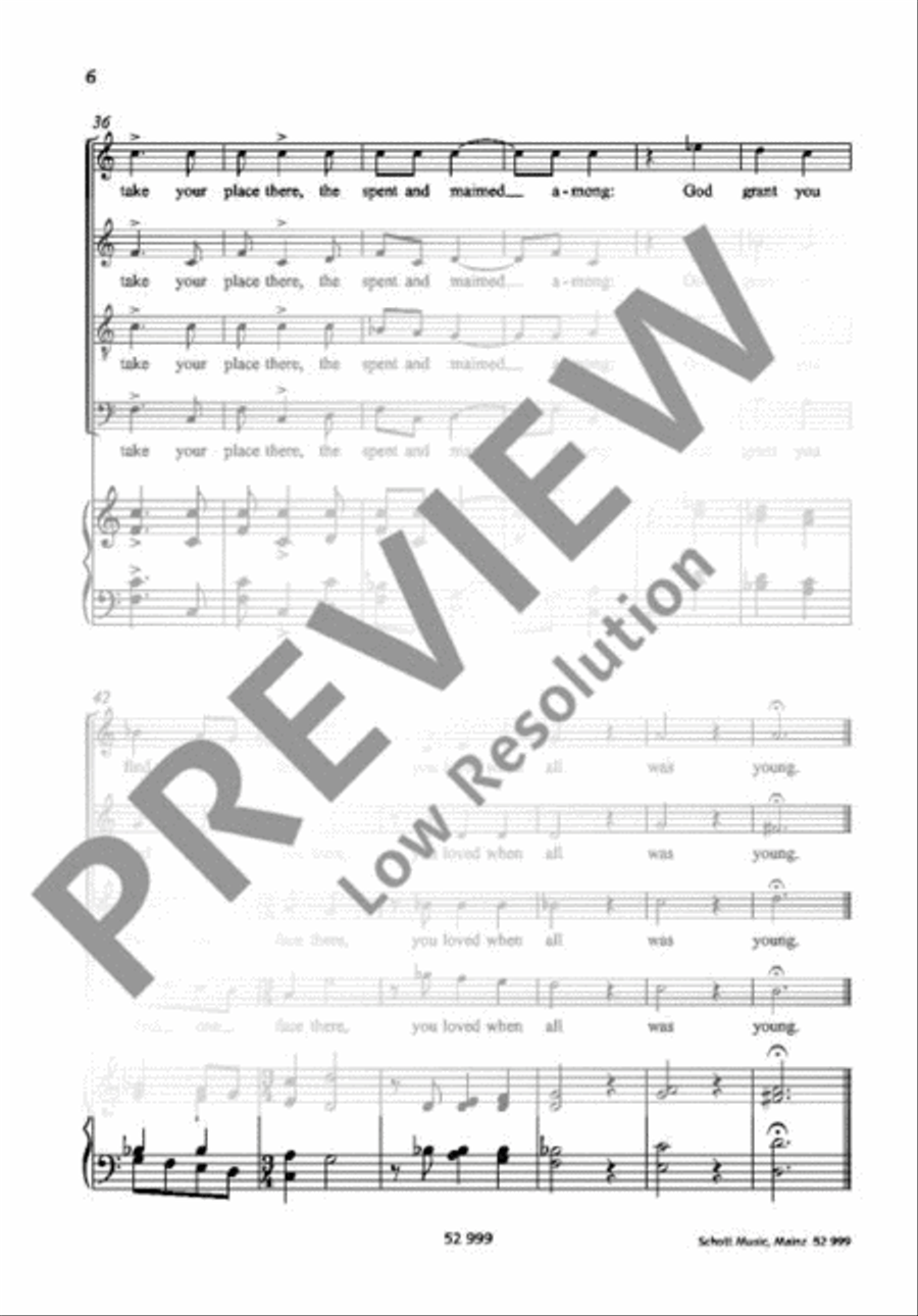 Young and Old 4-Part scores gallery preview page 7