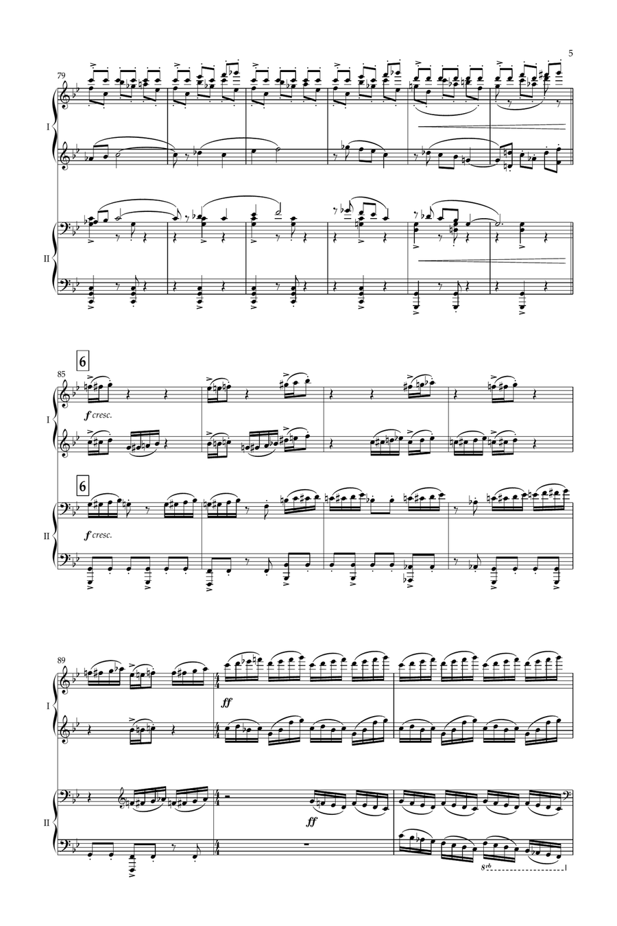 Howl's Moving Castle Chamber Music scores gallery preview page 5