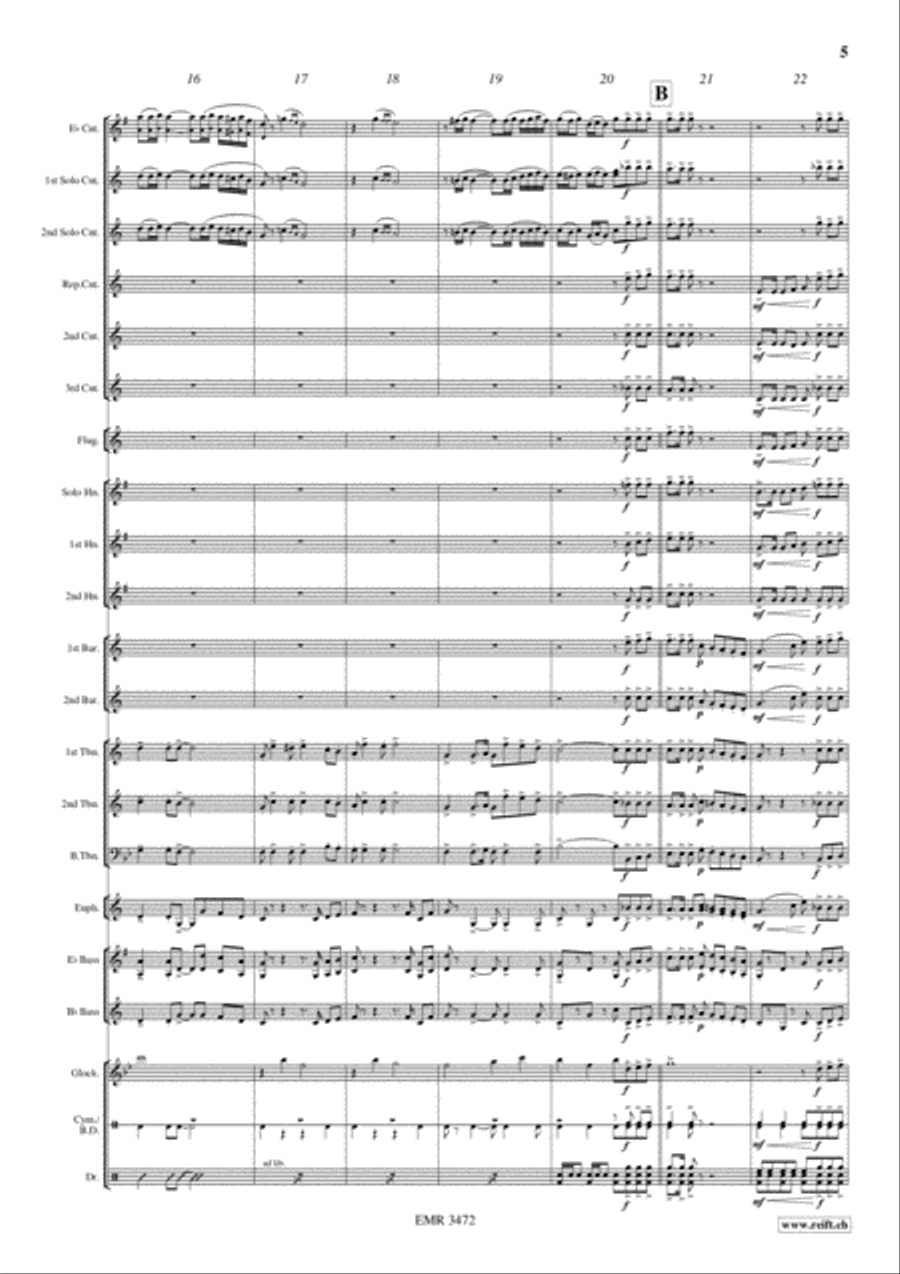 Brisk Parade Brass Band scores gallery preview page 6