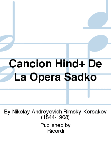 Cancion Hind+ De La Opera Sadko