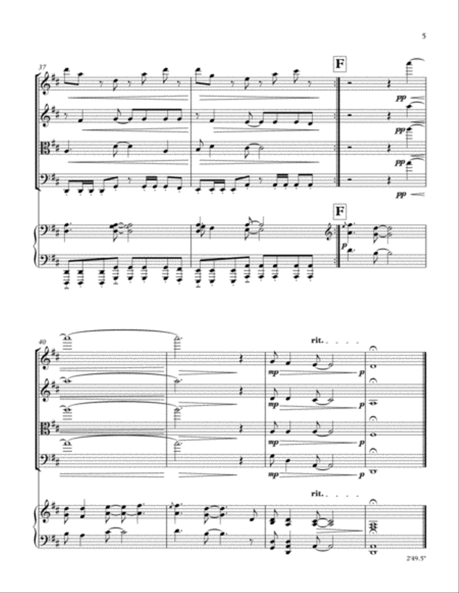 Free Fallin' Free Fallin' Small Ensemble scores gallery preview page 5