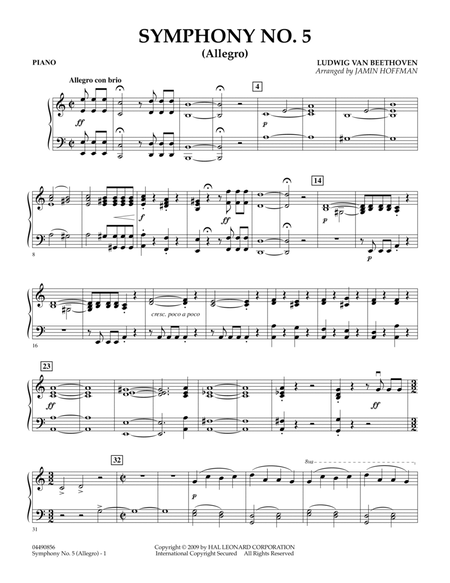 Symphony No. 5 (Allegro) - Piano