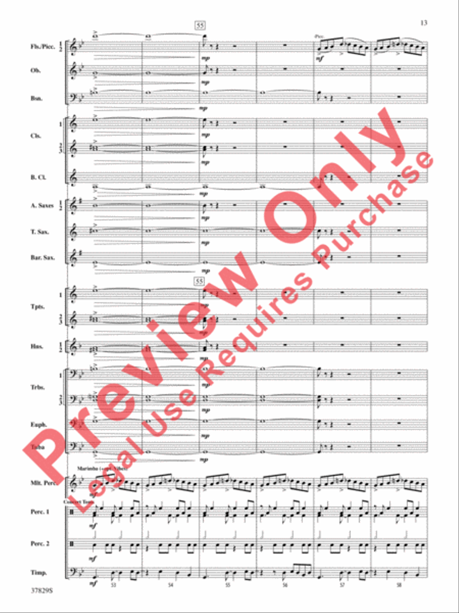 Vertigo Concert Band scores gallery preview page 14