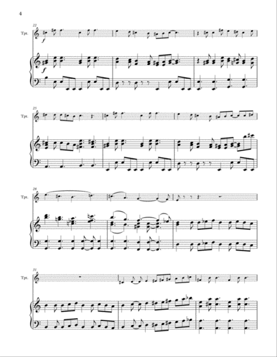The Chariot Race Trumpet Solo scores gallery preview page 4