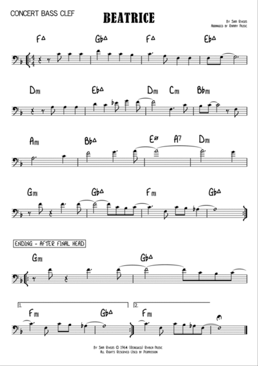 Beatrice Piano scores gallery preview page 2