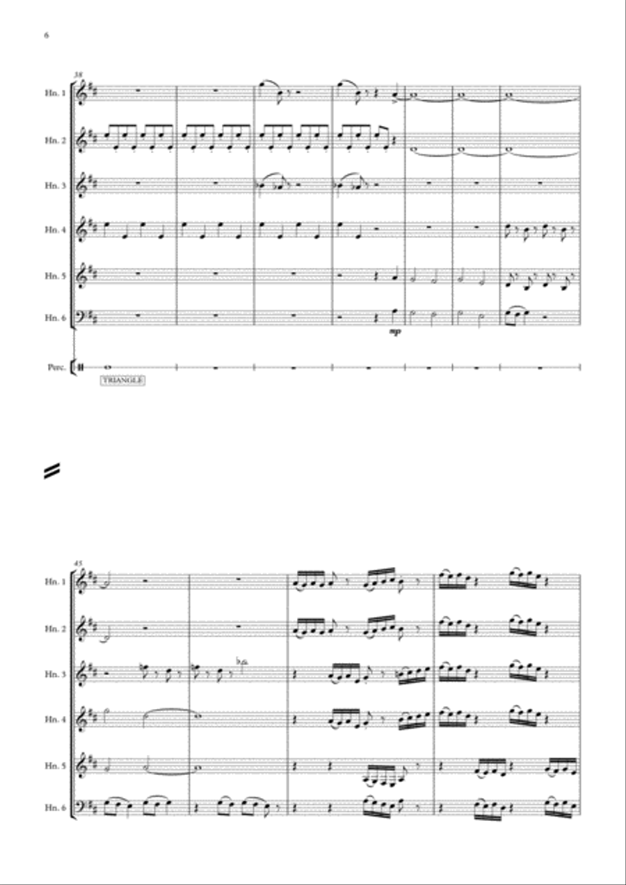 Holiday Flight (from "Home Alone") // French Horn Sextet image number null