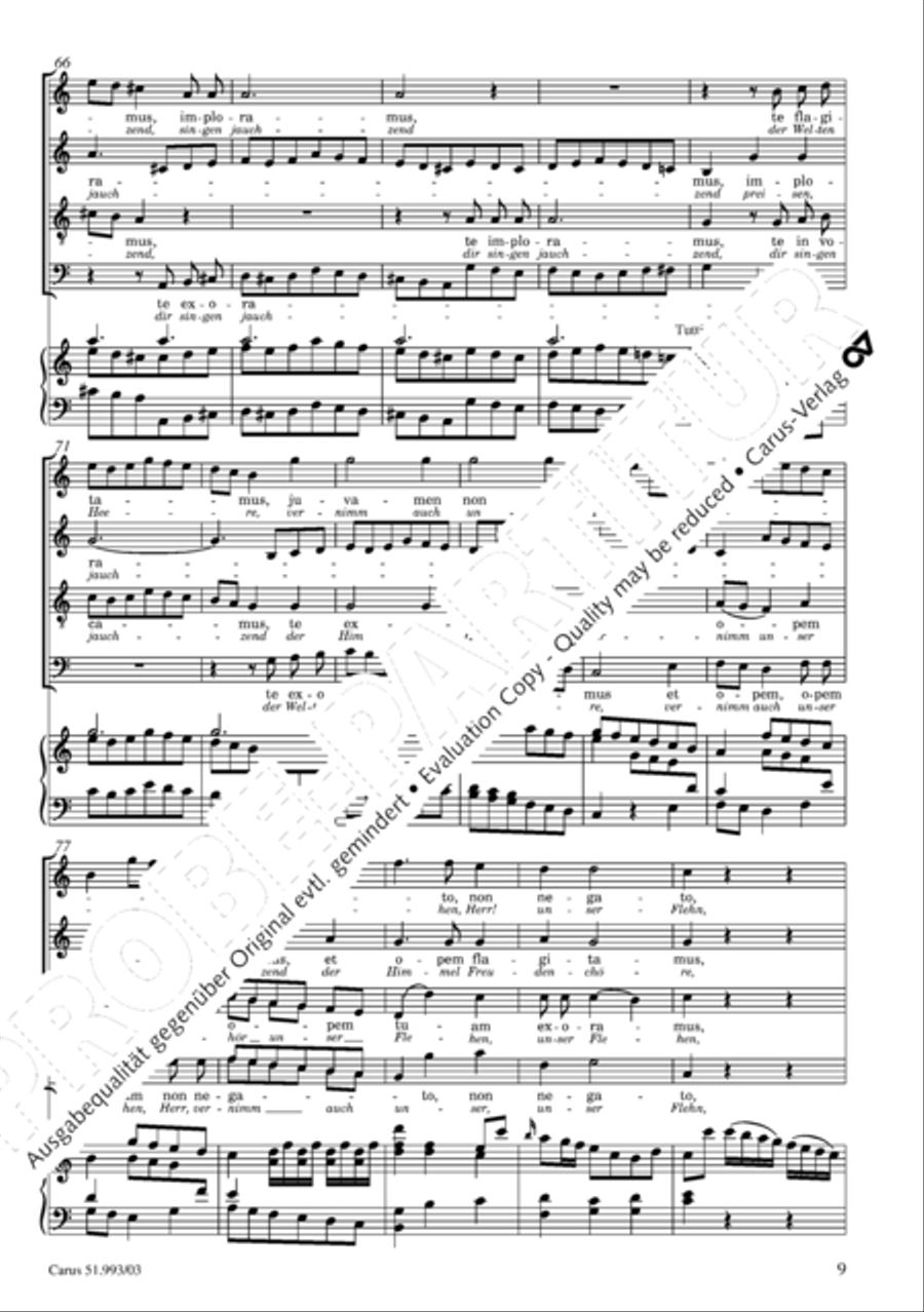 O Jesu, te invocamus 4-Part scores gallery preview page 10