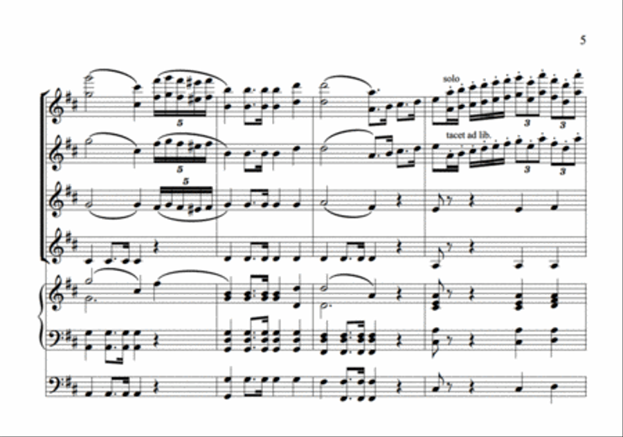 La gazza ladra - Overture Set of Parts scores gallery preview page 7