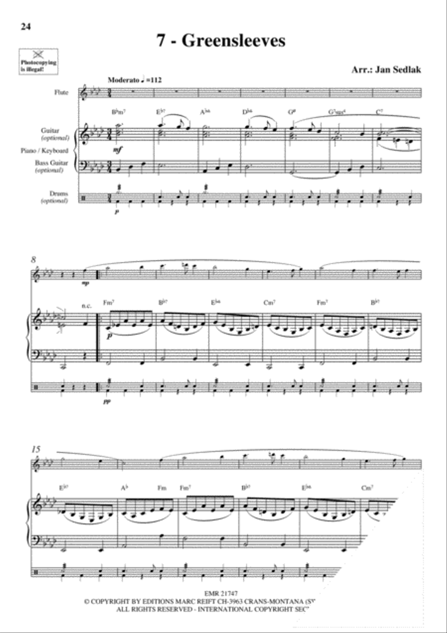 20 Celtic Hits Flute Solo scores gallery preview page 9