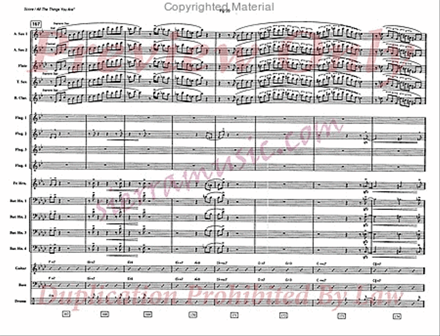 All The Things You Are All The Things You Are Jazz Ensemble scores gallery preview page 21