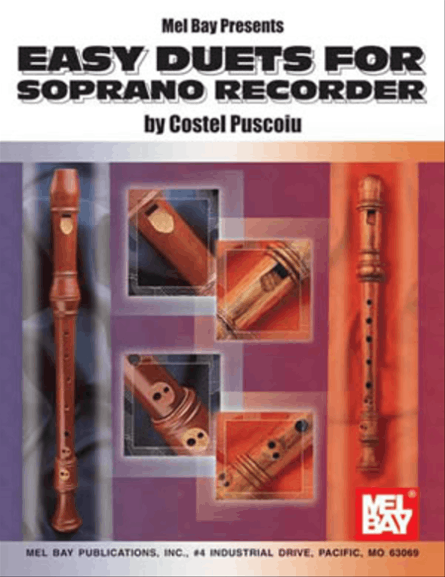 Easy Duets for Soprano Recorder Woodwind Duet scores gallery preview page 1