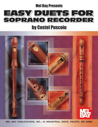 Book cover for Easy Duets for Soprano Recorder