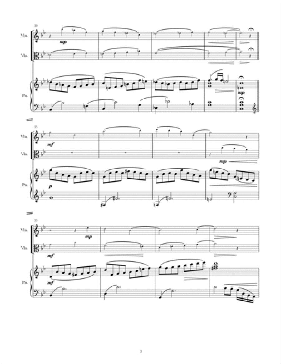 Aradia, La Bella Pellegrina (all-string version) String Duet scores gallery preview page 5
