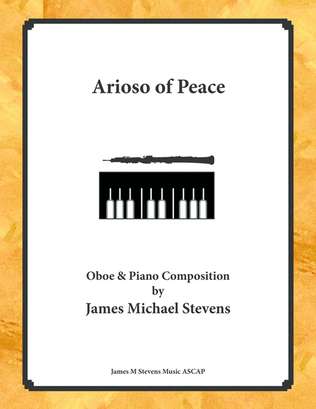 Book cover for Arioso of Peace - Oboe & Piano