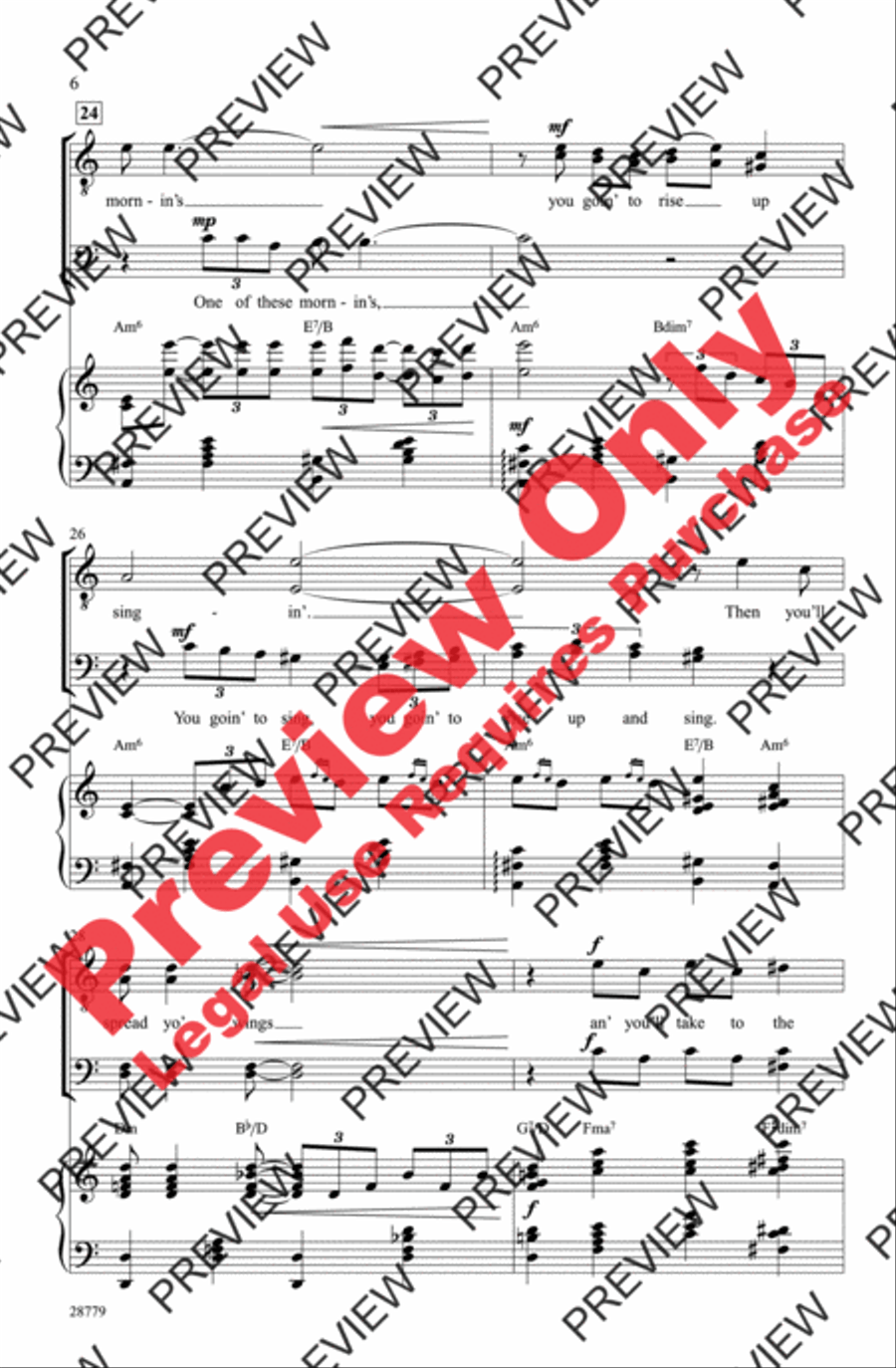 Summertime Summertime Men's Choir scores gallery preview page 6