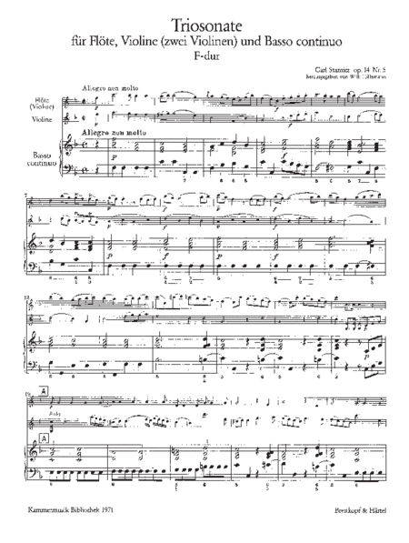 Trio Sonata in F major Op. 14/5