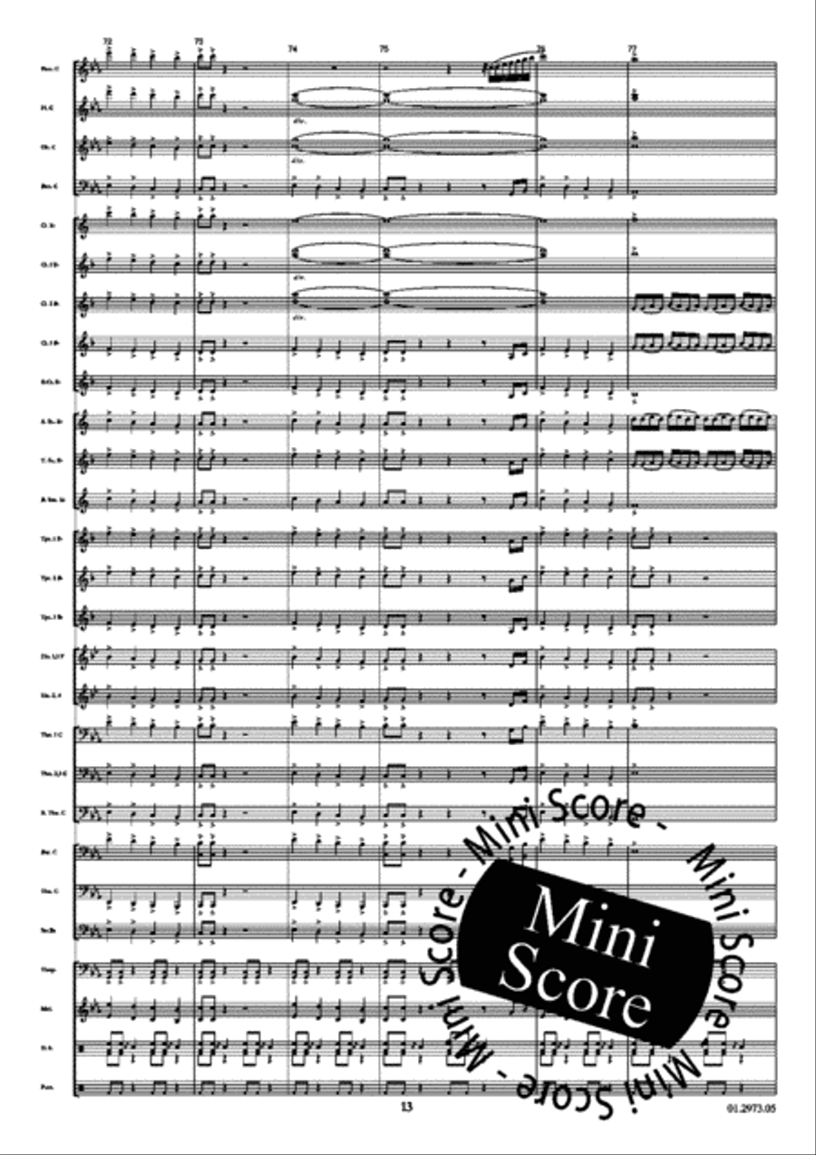 God Save the 'Queen' Concert Band scores gallery preview page 17