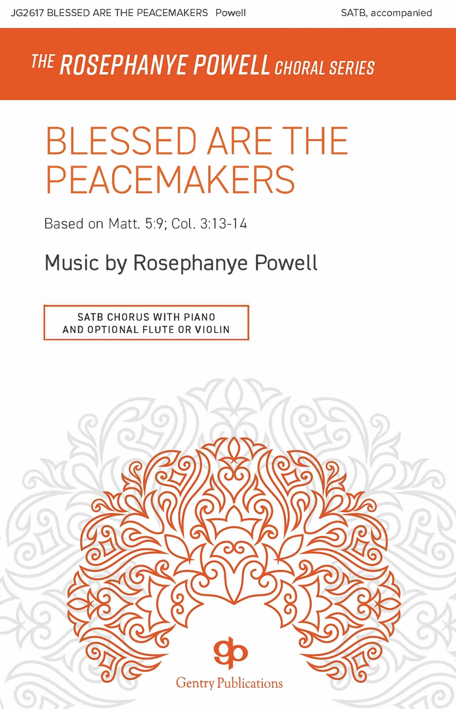 Blessed Are the Peacemakers 4-Part scores gallery preview page 1
