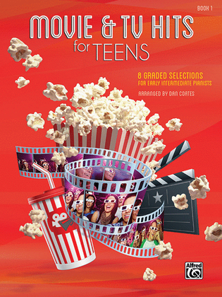 Book cover for Movie & TV Hits for Teens, Book 1