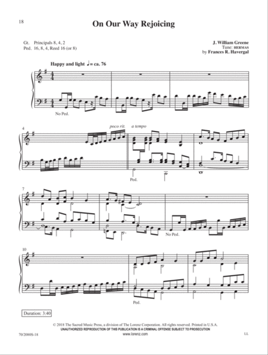 Simply Lent Organ Solo scores gallery preview page 7