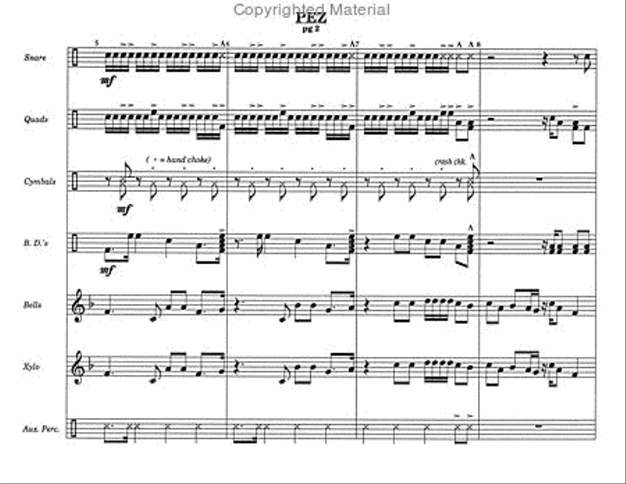 Pez Pez Percussion Ensemble scores gallery preview page 4