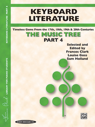 Book cover for The Music Tree Keyboard Literature