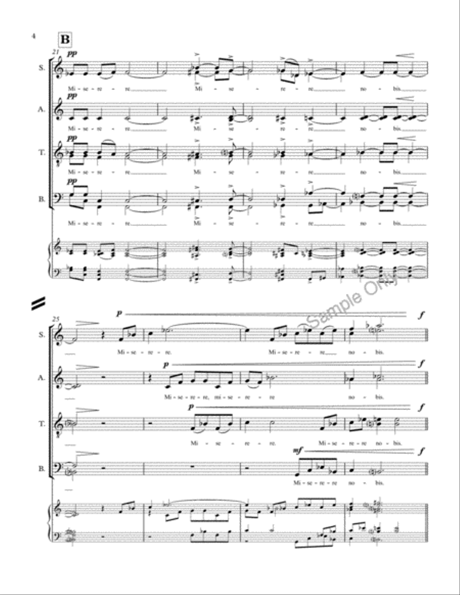 Miserere Miserere 4-Part scores gallery preview page 4