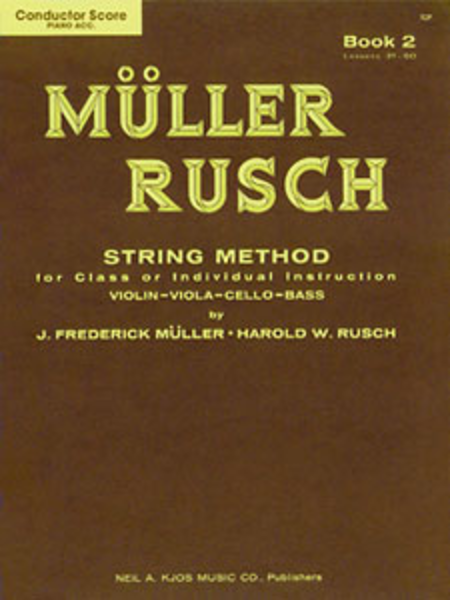 Muller-Rusch String Method Book 2 - Score/Piano