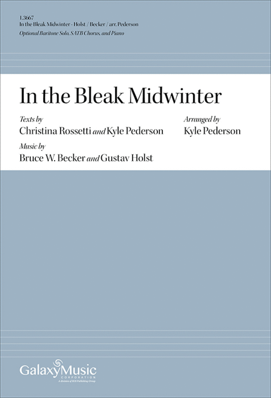In the Bleak Midwinter 4-Part scores gallery preview page 1