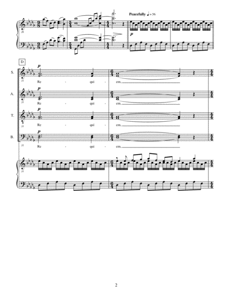 Requiem - piano/vocal score