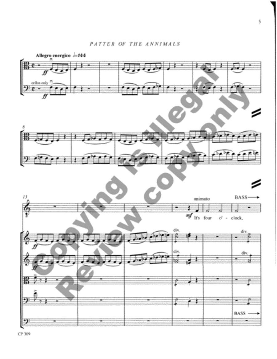 Songs of Laughter, Love, & Tears (Full Score & Parts) String Orchestra scores gallery preview page 43