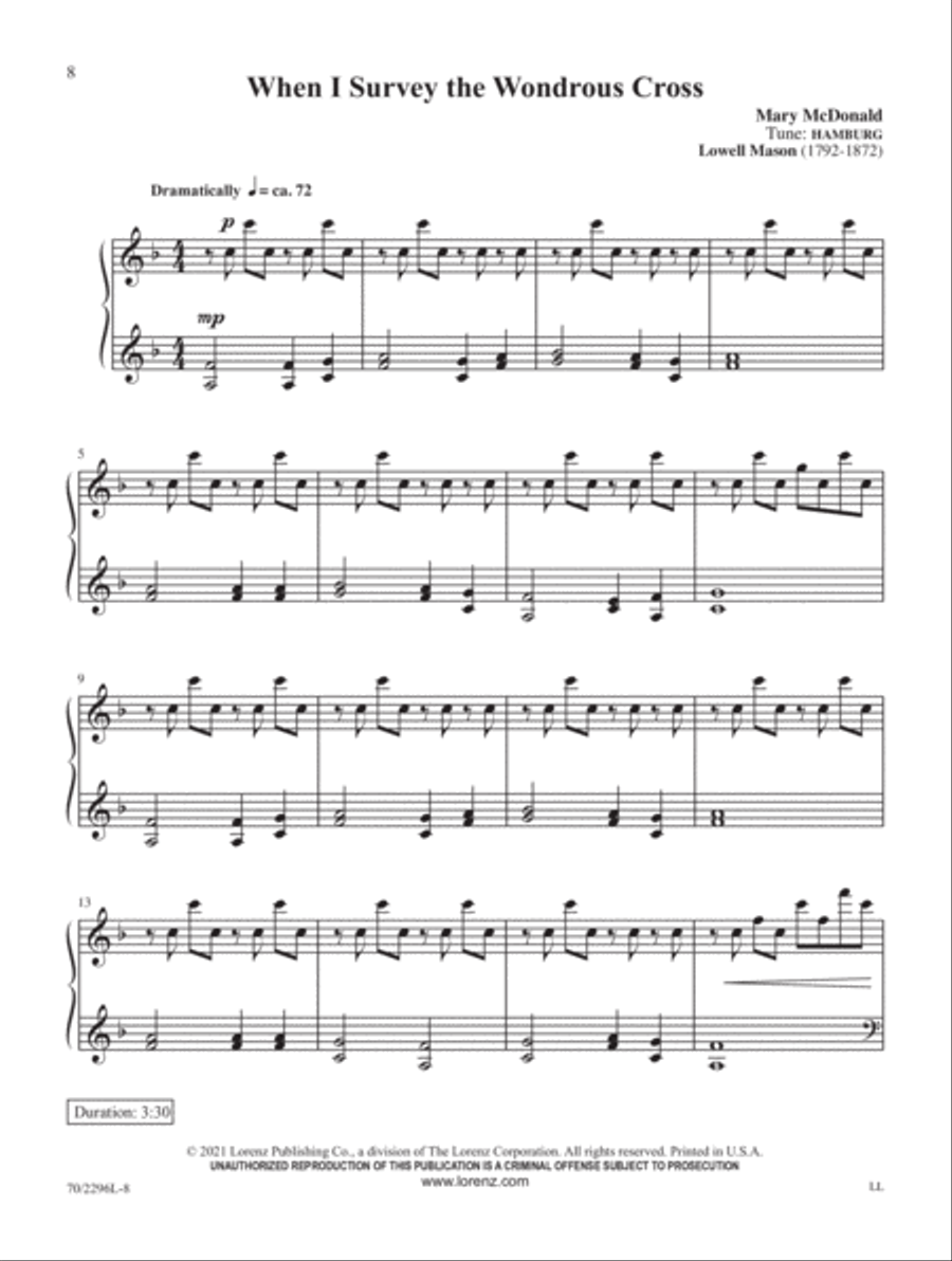 Meditations on Grace Meditations on Grace Piano Solo scores gallery preview page 3