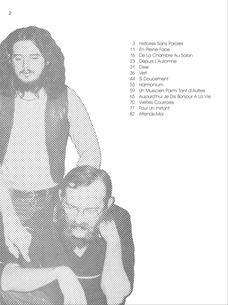 Harmonium Harmonium Piano, Vocal, Guitar scores gallery preview page 2