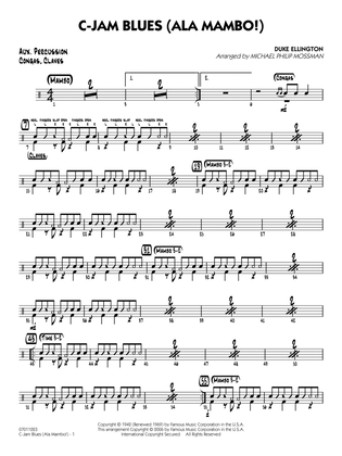 C-Jam Blues (ala Mambo!) (arr. Michael Philip Mossman) - Aux Percussion