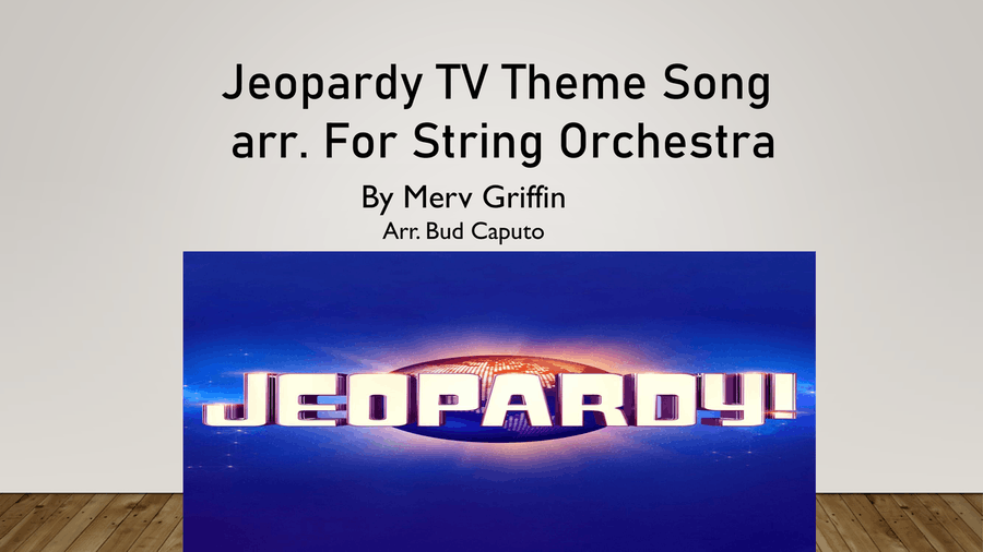 Jeopardy Theme Score and Parts scores gallery preview page 1