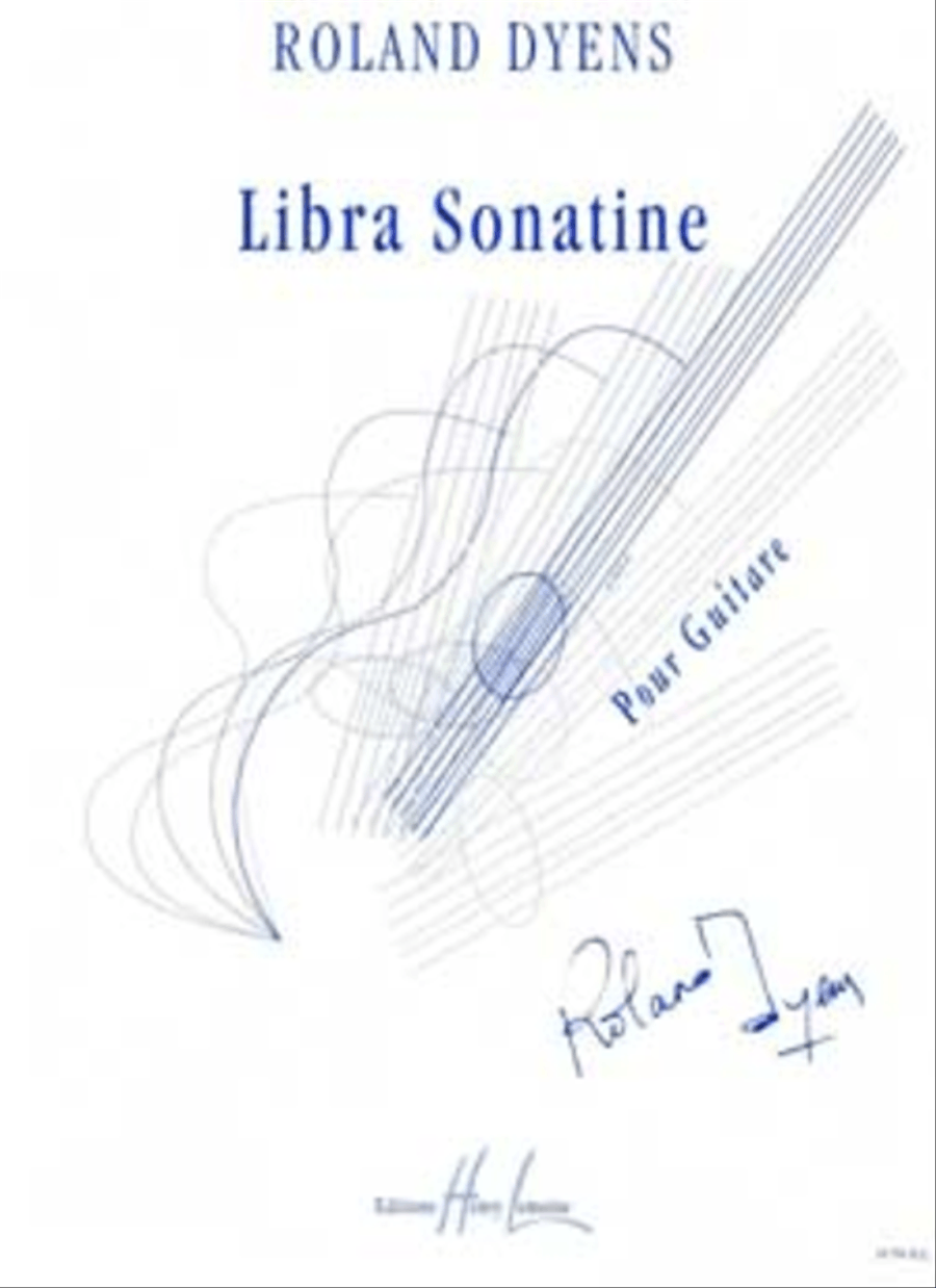 Libra Sonatine Classical Guitar scores gallery preview page 1