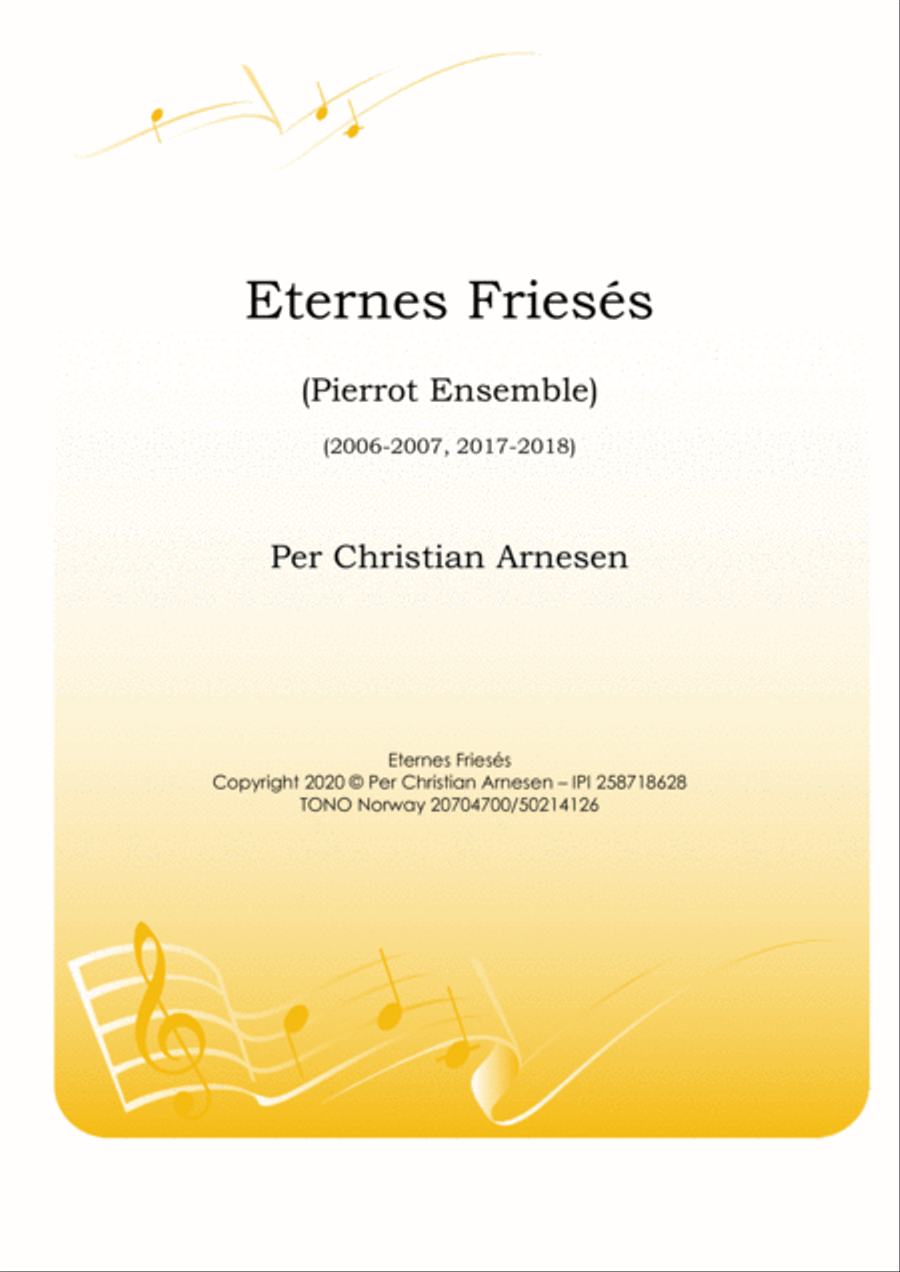 Eternes Friesés Chamber Orchestra scores gallery preview page 1