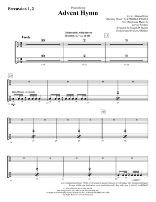 Advent Hymn - Percussion 1 & 2