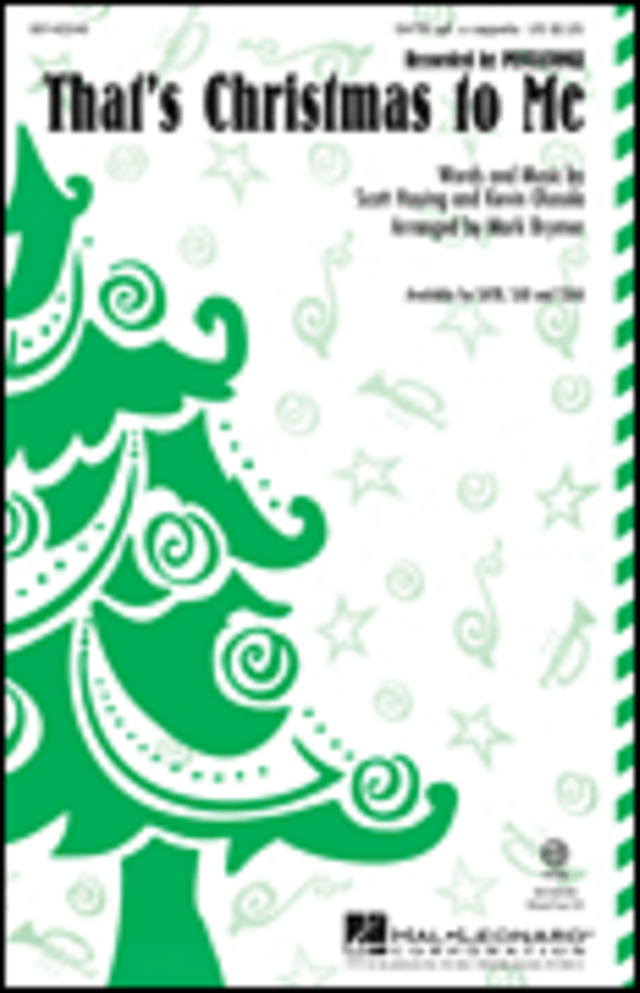 That's Christmas to Me A Cappella scores gallery preview page 1