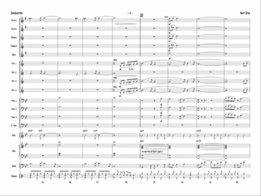 Sky Dive Jazz Ensemble scores gallery preview page 5
